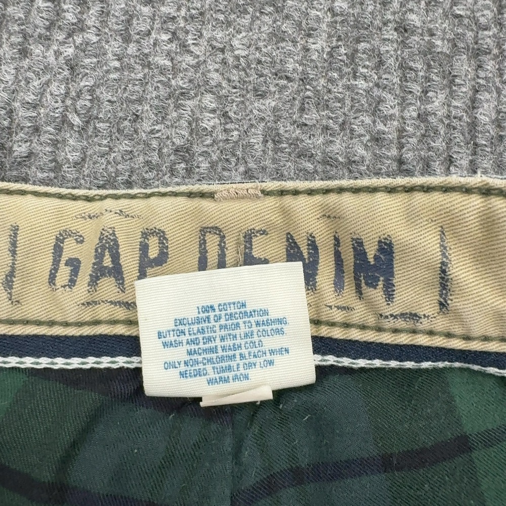 Gap Jeans Boys 14 Blue Cotton Carpenter Painter Distressed Baggy Y2K Streetwear - Picture 4 of 8